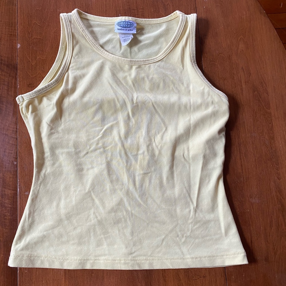 Latitude Yellow Y2K Sleeveless Top